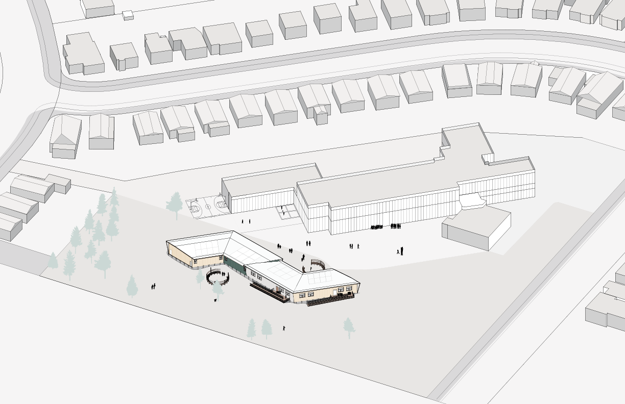 axnometric illustration of use