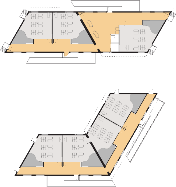 configuration options of 2 portables